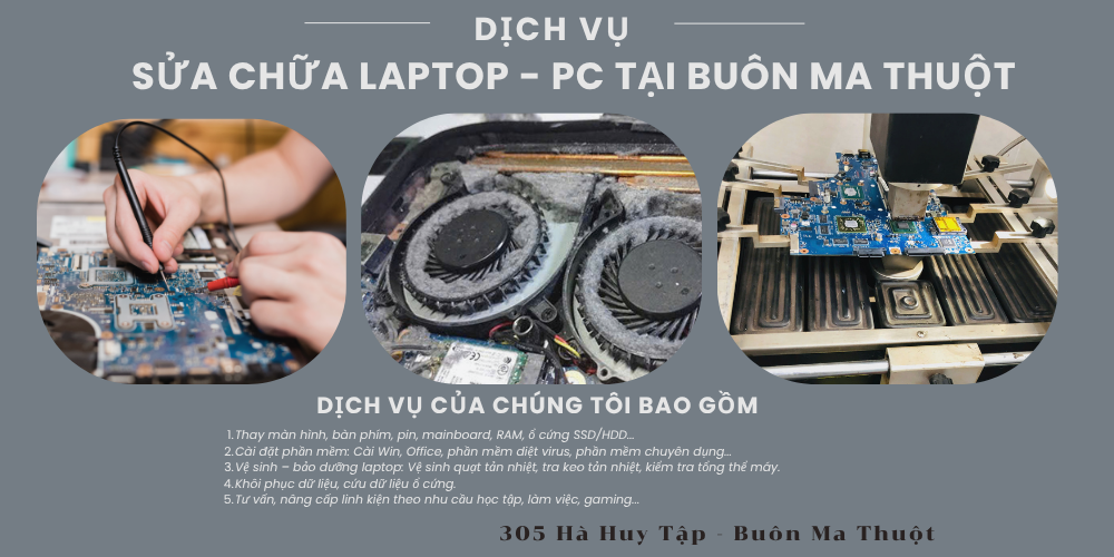 sửa laptop bmt